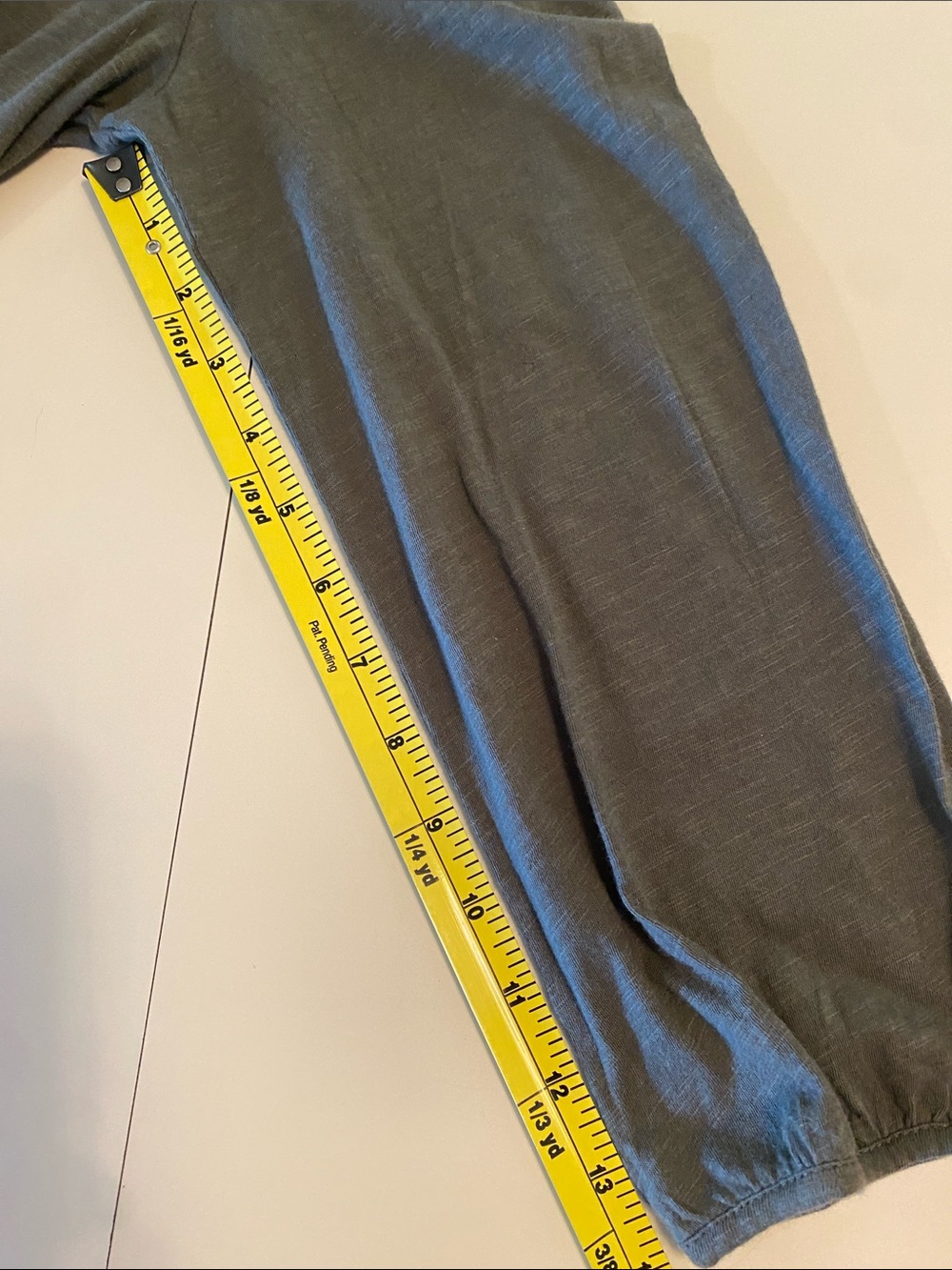 Lucky Brand Olive Embroidered Yoke 3/4 Sleeve Tunic Large NWT Collegiate Office - Picture 10 of 11